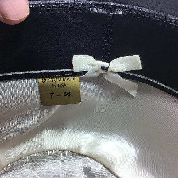 Beaver Brands Hats Derby Black 5X Fur Size 7 - Picture 10 of 13